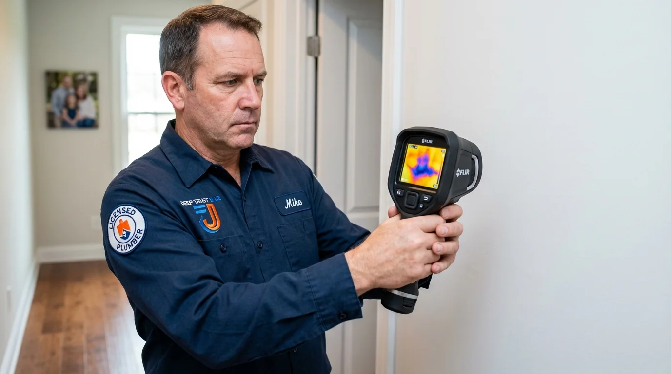 Thermal imaging leak detection by Johns Plumbing LLC in Oceanport
